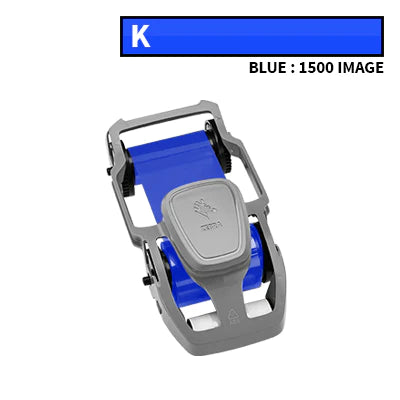 Zebra 800300-304 Monochrome Blue Ribbon