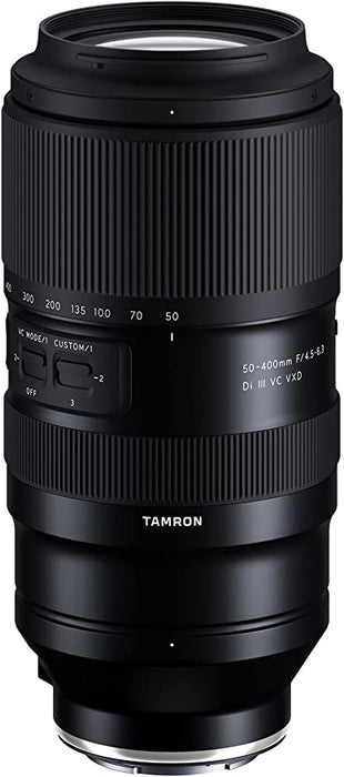 Tamron 50-400mm f/4.5-6.3 Di III VC VXD Lens for Sony E - 67989