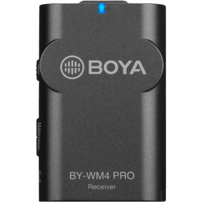 BOYA BY-WM4 PRO Digital Camera-Mount Wireless Omni Lavalier Microphone System - 2.4 GHz