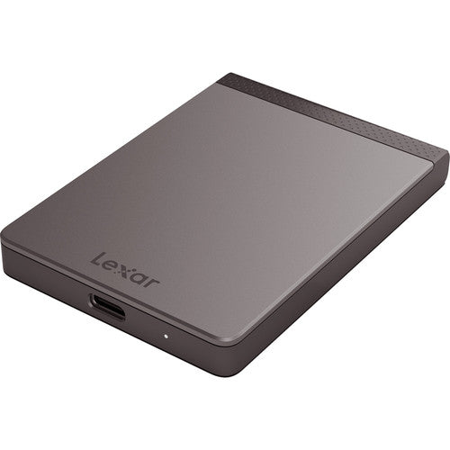 Lexar 2TB SL200 Portable USB 3.1 Type-C External Solid State Drive SSD - 256-Bit AES Encryption, Reads Up to 550Mb/s, Writes Up to 400Mb/s - LSL200X002T-RNNNG