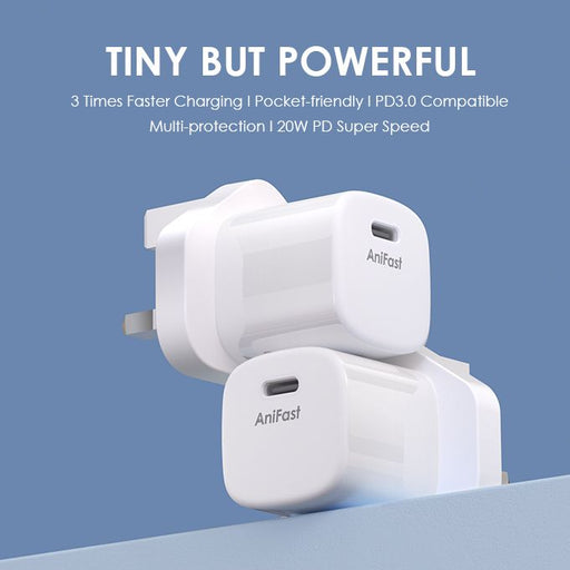 oraimo PowerNano 20W PD Super Speed Charger Kit with Type-C to Lightning Cable -  OCW-U95S-CL55