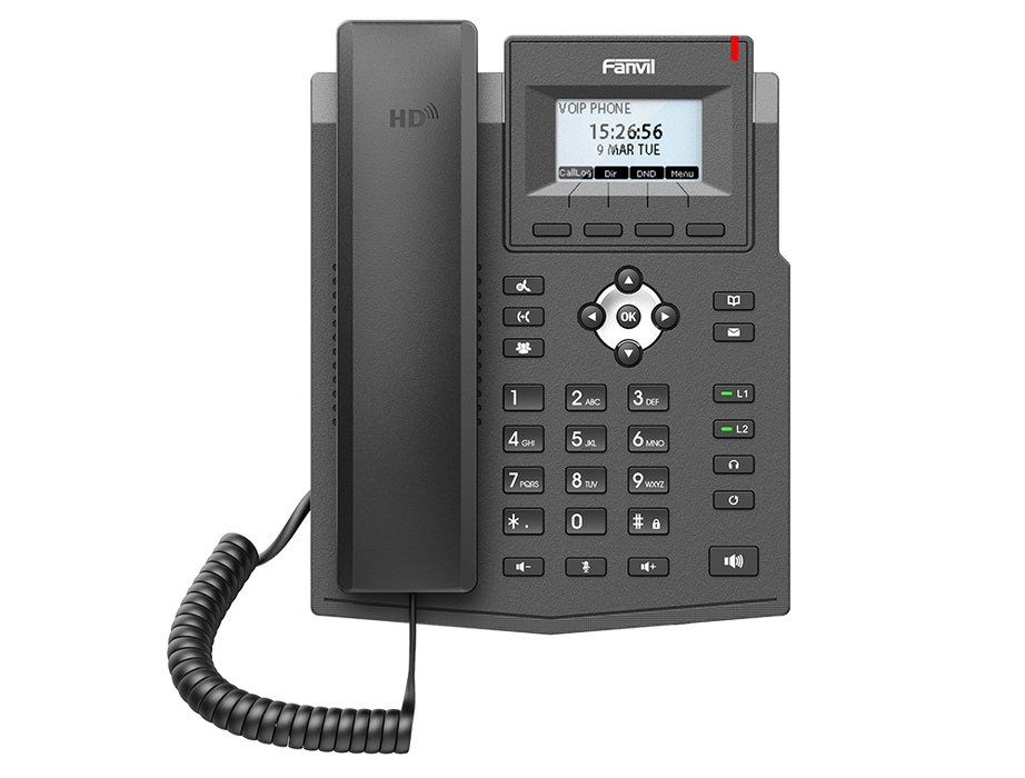 Fanvil X3SP Lite Entry Level IP Phone with IPV6, HD Audio, RJ45 100Mb/s PoE, LCD screen