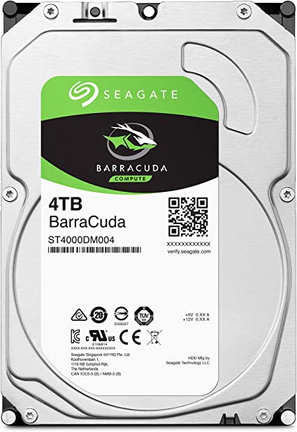 Seagate Barracuda 4TB Internal Hard Disk Drive – 3.5 Inch Sata 6 Gb/s 5400 RPM 256MB Cache For Computer Desktop PC