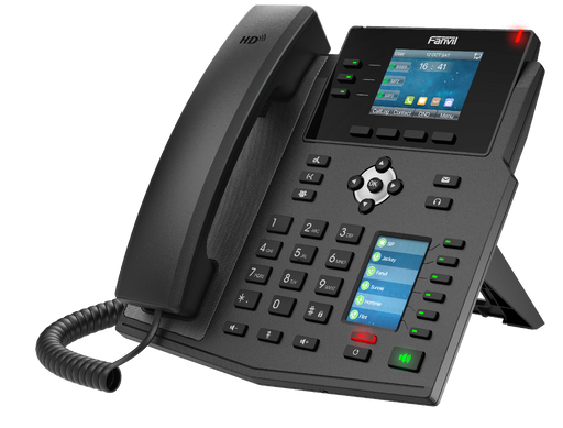 Fanvil X4U Gigabit SIP Enterprise Desktop IP Phone with Dual-Color LCD Display