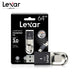 Lexar Fingerprint F35 64GB USB 3.0 flash drive, up to 150MB/s read and 60MB/s write, Global - LJDF35-64GBEU