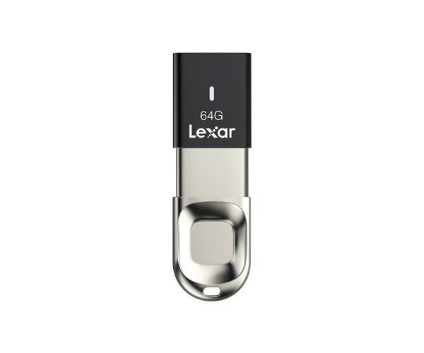 Lexar Fingerprint F35 64GB USB 3.0 flash drive, up to 150MB/s read and 60MB/s write, Global - LJDF35-64GBEU