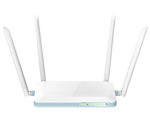 D-Link LTE 4G/HSPA Wireless N300 Smart AI Router - G403/B3GG4IN - with (FDD/TDD), 2 x 5dBi & 2 x External LTE antenna, HSPA Band 1/8, (Cat 4, USIM slot, 150Mbps DL, 50Mbps UL) 4 x LAN port, 1 x WAN port,voice control, D-Link Ai APP Support.