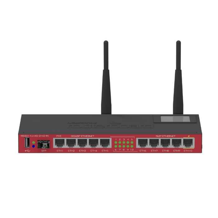 Mikrotik Gigabit Ethernet WiFi Router - VRB2011UiAS-2HnD-IN