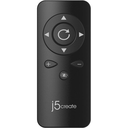 j5create USB™ 4K ULTRA HD Webcam with 5x Digital Zoom Remote Control - JVCU435