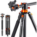 K&F Concept SA254T2 Lightweight Aluminum Compact Tripod