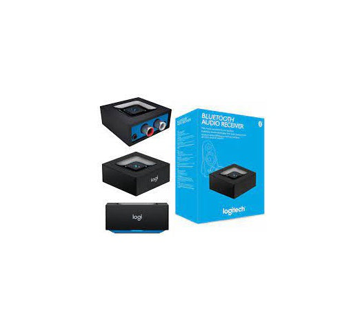 Logitech Bluetooth Audio Receiver for Wireless Streaming with 3.5mm Audio and RCA Outputs