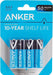 Anker AA Alkaline Batteries 4-pack - B1810H12 with Long-Lasting & Leak-Proof PowerLock Technology and High Capacity Triple A Batteries with Adaptive Power