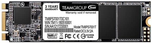 TeamGroup MS30 1TB with SLC Cache 3D NAND TLC M.2 2280 SATA III 6Gb/s Internal Solid State Drive SSD - TM8PS71T0C102