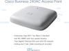 Cisco Business 240AC Wi-Fi Access Point | 802.11ac | 4x4 | 2 GbE Ports | Ceiling Mount CBW240AC-E