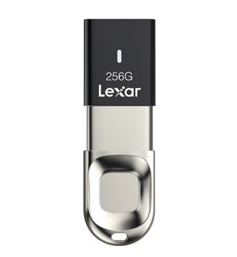 Lexar F35 256GB USB 3.0 Fingerprint Flash drive, up to 150MB/s read and 60MB/s write, Global - LJDF35-256GBBK