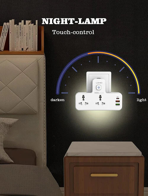 LDNIO 20W 3-Port USB Charger Extension Power Strip - SC2311