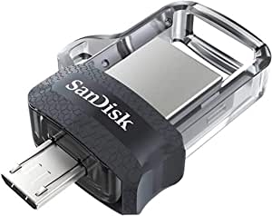 SanDisk 128GB Ultra Dual Flash Drive 3.0  for Android Devices and Computers - SDDD3-128G-G46