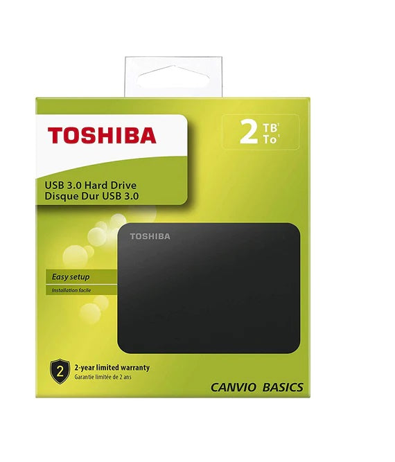 Toshiba HDTB420EK3AA 2TB Canvio Basics External Hard Disk Drive