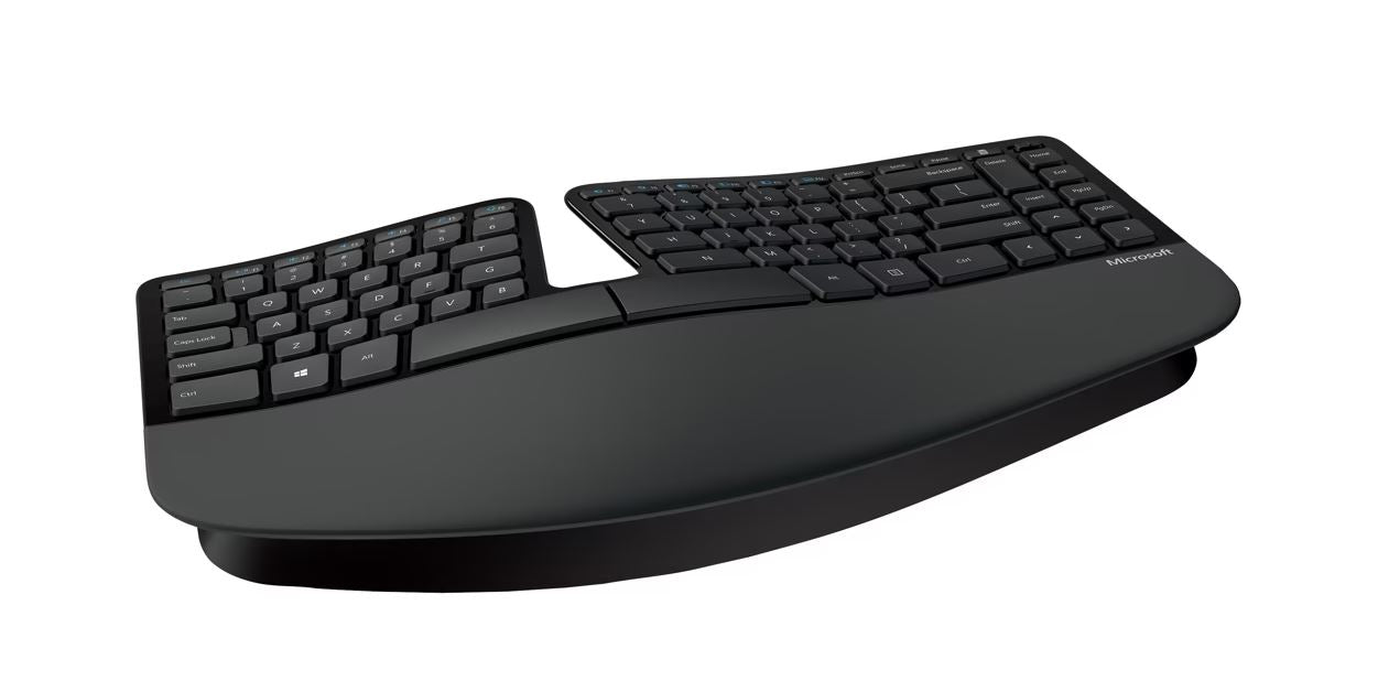 Microsoft Sculpt Ergonomic Wireless Desktop Keyboard and Mouse - L5V-00018