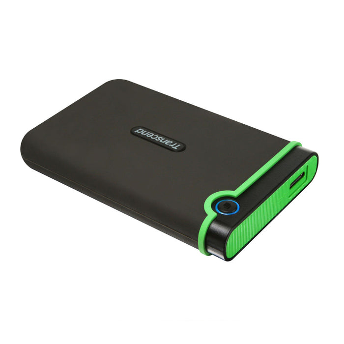 Transcend 1TB USB 3.1 Gen 1 StoreJet 25M3S SJ25M3S Rugged External Hard Disk Drive - TS1TSJ25M3S - Iron Grey