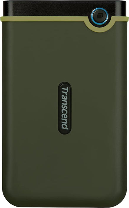 Transcend 1TB USB 3.1 Gen 1 StoreJet 25M3S SJ25M3S Rugged External Hard Disk Drive - TS1TSJ25M3G - Military Green