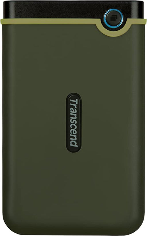 Transcend 1TB USB 3.1 Gen 1 StoreJet 25M3S SJ25M3S Rugged External Hard Disk Drive - TS1TSJ25M3G - Military Green