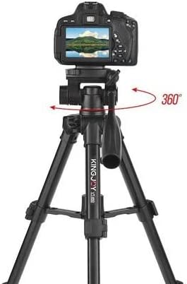 KINGJOY VT-850 Lightweight Flip Lock Video Tripod - with Three-way head