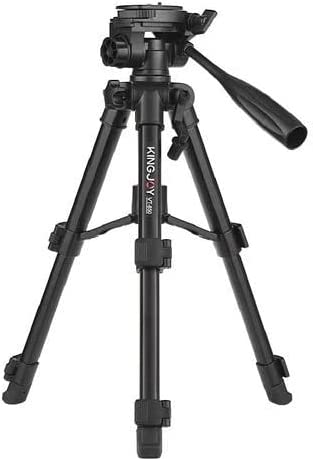 KINGJOY VT-850 Lightweight Flip Lock Video Tripod - with Three-way head