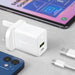 Micropack 33W Fast Charging Dual Ports Wall Charger