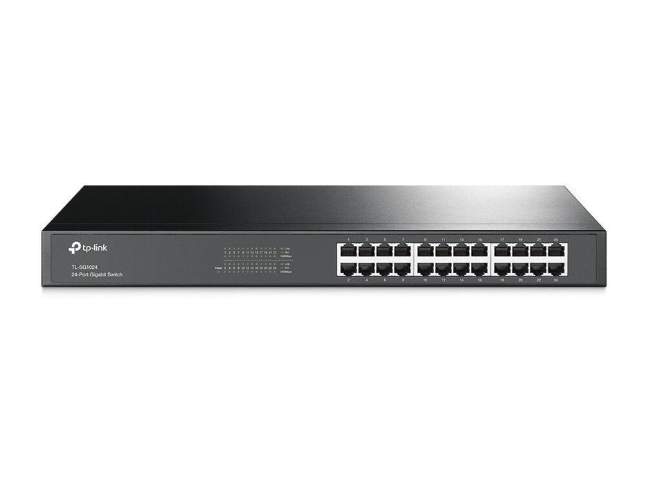 TP-Link 8-Port 10/100/1000Mbps Gigabit Desktop/Rackmount Switch with 8-Port PoE+ - TL-SG1008MP