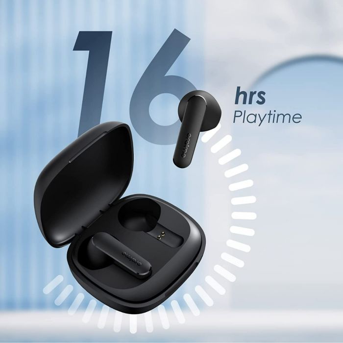 oraimo Roll Dynamic Sound Noise-reducing Microphones True Wireless Earbuds-Black - OEB-E03D