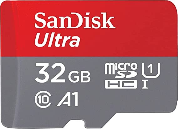 SanDisk 32GB MicroSD Ultra Memory Card Class 10 100MBPS without Adapter - SDSQUNR-032G-GN3MN