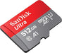 SanDisk 512GB MicroSD Ultra Memory Card Class 10 120MBPS without Adapter - SDSQUA4-512G-GN6MN