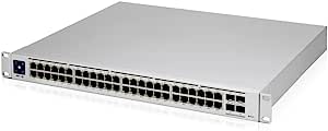 Ubiquiti UniFi  Full POE, (40) GbE, PoE+ RJ45 ports, (8) GbE, PoE++ RJ45 ports, (4) 10G SFP+ ports, 600W - USW-Pro-48-POE