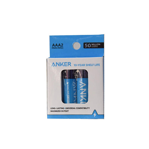 Anker AAA Alkaline Batteries 2-pack - B1820H11 with Long-Lasting Power