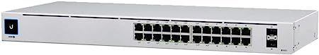 Ubiquiti UniFi 24-Port Switch (16) GbE PoE+ RJ45 ports, (8) GbE RJ45 ports, (2) 1G SFP ports, 95W total PoE availability -USW-24-PoE