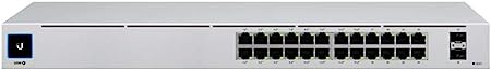 Ubiquiti UniFi 24-Port Switch (16) GbE PoE+ RJ45 ports, (8) GbE RJ45 ports, (2) 1G SFP ports, 95W total PoE availability -USW-24-PoE