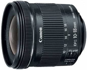 Canon EF-S 10-18mm f/4.5-5.6 IS STM Lens