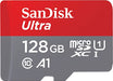 SanDisk 128GB MicroSD Ultra Memory Card Class 10 100MBPS  without Adapter - SDSDUNR-128G-GN3IN