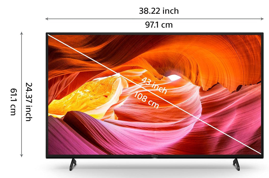 Sony Bravia 43X75K 43-inch 4K UHD HDR Smart Google TV