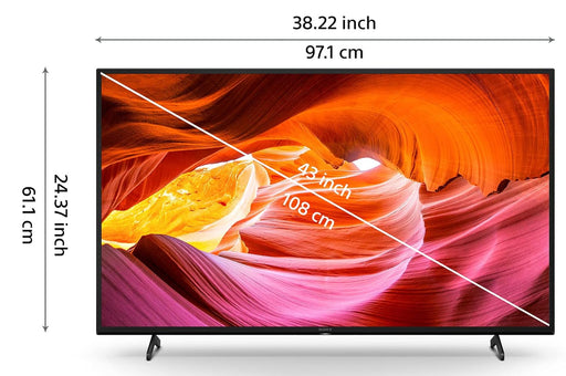 Sony Bravia 43X75K 43-inch 4K UHD HDR Smart Google TV