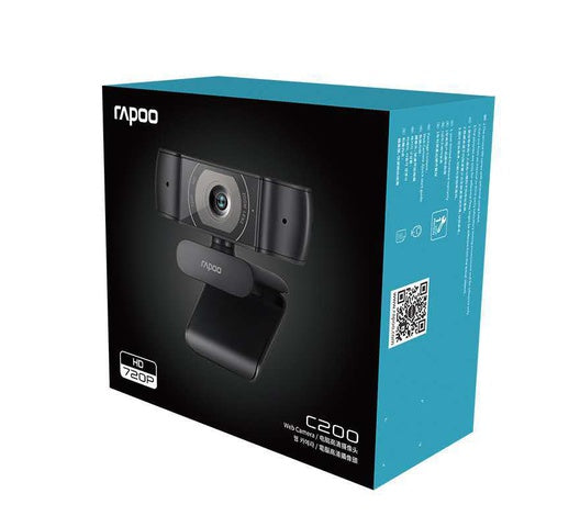 Rapoo C200 720p HD Webcam Super wide Angle with Microphone - C200