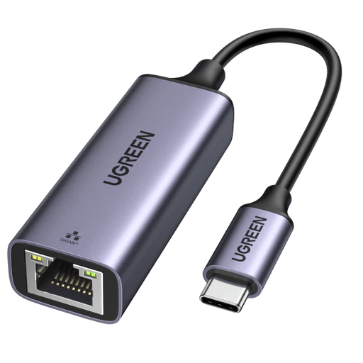 UGREEN CM199 USB-C 3.1 GEN1 To Gigabit Ethernet Adapter, Compatible with MacBook Pro 2020/2019/2018/2017, MacBook Air, Mac Mini 2023, Dell XPS- UG-50737