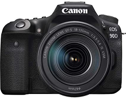 Canon EOS 90D DSLR Camera with 18-135mm Lens