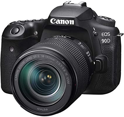 Canon EOS 90D DSLR Camera with 18-135mm Lens