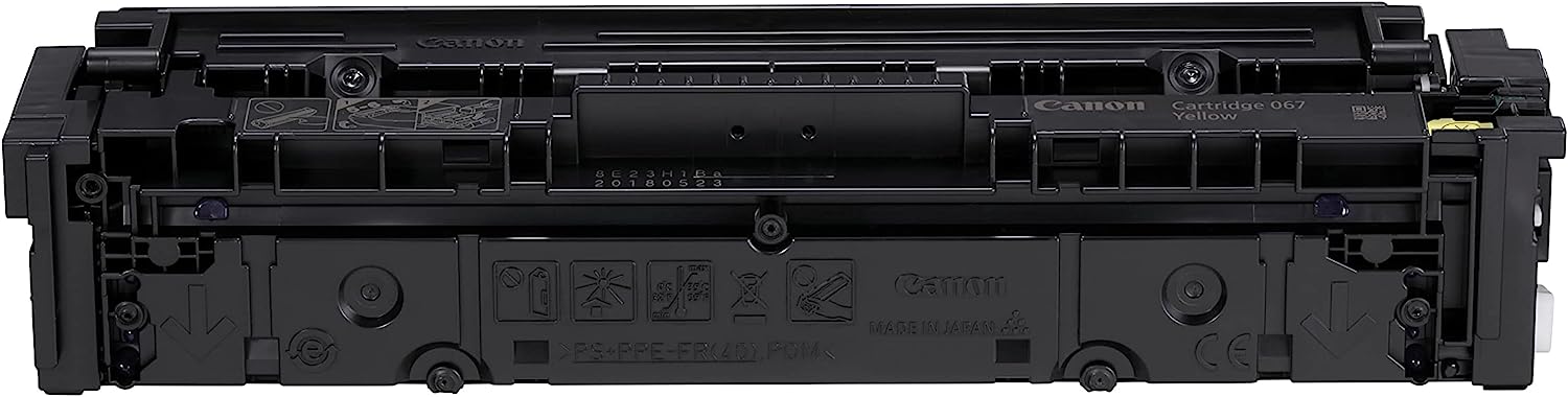 Canon 067 Yellow Toner Cartridge for Canon Color ImageClass LBP631Cw / LBP633Cdw / MF651Cw / MF655Cdw / MF657Cdw Yield 1,250 Pages - 5099C002AA