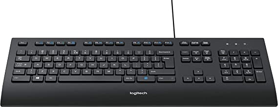 Logitech K280e Pro Wired Business corded Keyboard,QWERTY - 920-005217)