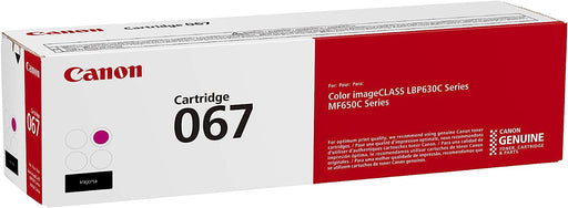 Canon 067 Magenta Toner Cartridge for Canon Color ImageClass LBP631Cw / LBP633Cdw / MF651Cw / MF655Cdw / MF657Cdw Yield 1,250 Pages - 5100C002AA