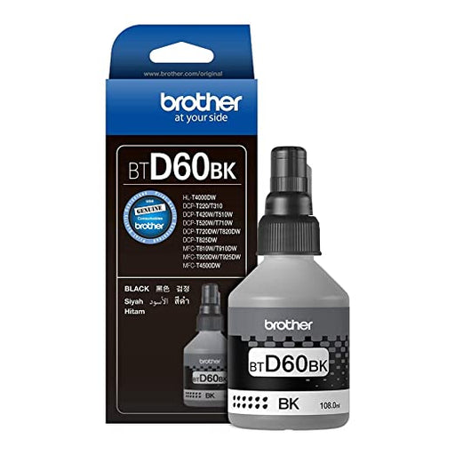 Brother BT-D60BK Black Ink Bottle 108.0ml