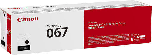 Canon 067 Black Toner Cartridge for Canon Color ImageClass printers Yield 1,350 Pages - 5102C002AA